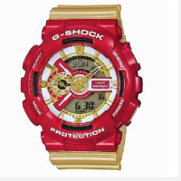 ราคา GShock Iron Man นาฬิกาข้อมือ สายเรซิ่น รุ่น GA 110CS 4A Limited Edition Gold Red (1528094778)