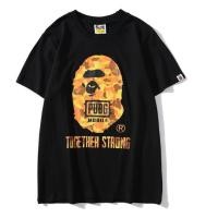 ราคา HOT Bape X PUBG เสื้อยืดแขนสั้นลําลอง พิมพ์ลายตัวอักษร พลัสไซซ์ (20456715703)