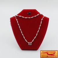 ราคา สร้อยคอเงิน สร้อยคอ ลายดิสโก้ น้ำหนัก 2 สลึง ยาว 18 นิ้ว ชุบเศษเงินแท้ 100 สินค้าขายดีพร้อมส่ง (16793752750)