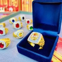 ราคา แหวนทองคำแท้ 90 พลอยสังเคราะห์ ยอดนิยม มีใบรับประกัน ราคาเป็นมิตร (15506684955)