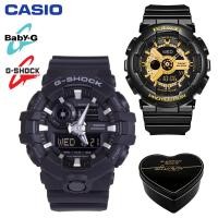 ราคา เดิม G Shock GA700 BA110 ผู้ชายและผู้หญิงกีฬานาฬิกาคู่ตั้ง 200 เมตรกันน้ำกันกระแทกกีฬาคนรักกีฬานาฬิกาข้อมือรับประกัน 4 ปี BA 110 1A GA 700 1B (20444018286)