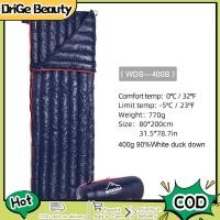 ราคา ซองถุงนอนขนเป็ดน้ำหนักเบาแบบพกพาอุปกรณ์ตั้งแคมป์สีขาว90 กระเป๋าพับได้ (17994891820)