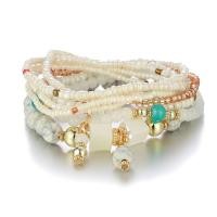ราคา Boho ชุดสร้อยข้อมือลูกปัดข้าวหลากสีสำหรับผู้หญิงกำไลข้อมือแฟชั่นเครื่องประดับอัญมณีสำหรับปีกเสน่ห์หอไอเฟล (19760876387)