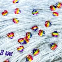 ราคา พลอยเทียมระดับ K9 พรีเมียม ทัวร์มาลีนรูปหัวใจ 8มม เครื่องประดับพลอยเทียม (19917450201)