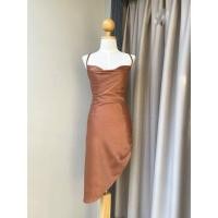 ราคา Layla dress เดรสซาตินปลายเฉียงดีเทลเชือกไขว้หลัง เดรสปาร์ตี้ (19088308407)
