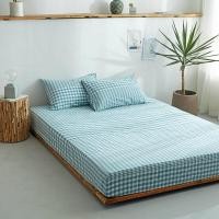 ราคา MUJI Cotton Flat Bed Sheet Washed Cotton Mattress Protector (12952149173)