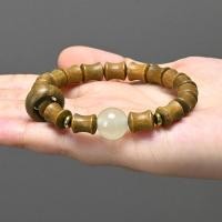 ราคา กำไลกำไลรูปไผ่ไม้จันทน์ธรรมชาติสีเขียวสไตล์ทิเบตที่เพิ่มขึ้นอย่างต่อเนื่องหินเรืองแสงของเล่น (20702738466)