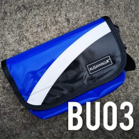 ราคา กระเป๋าผ้าใบกันน้ำ AUSAWALUK แท้100 กระเป๋าสะพายข้าง กระเป๋าสะพายผู้ชาย กระเป๋าผ้าใบ (16839121106)