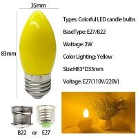 ราคา Home Wi ไฟ C35 LED 2835หลอดไฟ SMD 2W E27 B22 AC 220V ไฟแสดงสถานะหลอดไฟ LED สีไฟตกแต่งวันหยุดไฟคริสมาสต์ในบ้าน (20420227558)