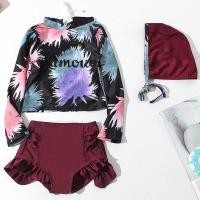 ราคา LJ7 24 ชุดว่ายน้ำแขนยาวแม่ลูกสไตล์เกาหลีชุดว่ายน้ำแม่ลูกสาวไซส์เล็กชุดว่ายน้ำเด็กกันแดด (19797719414)