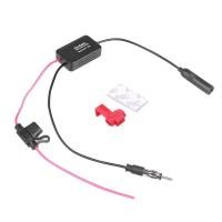 ราคา Kebidumei เสาวิทยุรถยนต์12V 80 108MHz สำหรับ penguat sinyal Radio เสาอากาศรถยนต์ (21170565276)