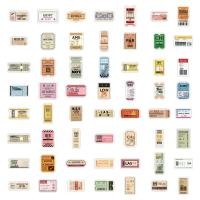 ราคา สติกเกอร์ติดตั๋วเครื่องบินขนส่งแบบย้อนยุค60ชิ้นสติกเกอร์ที่ระลึกสำหรับท่องเที่ยวยุโรปและอเมริกา (21151205103)