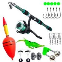 ราคา ขายดีที่สุ ราคาถูก คันเบ็ดและรอกตกปลา 1 8 ม เทเลสโคปิก คันเบ็ดพร้อมรอกตกปลาและอุปกรณ์ตกปลา 150 ม สายตกปลาสำหรับการตกปลาแบบครบชุด ส่งฟรี (19460000597)