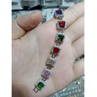 ราคา พร้อมส่ง สร้อยข้อมือเพชรสีรวม สร้อยข้อมือเพชรรอบ งานเพชรCZ งานเจ้าสาว ใส่ออกงาน แบบเยอะ Set 4 (19427123869)