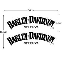 ราคา Harley สติ๊กเกอร์สะท้อนแสงถังรถจักรยานยนต์ตกแต่งไนลอนพวงกุญแจหนังสำหรับ Dyna Street Bob Rider XL 883 Electra Glide Road King (17518965567)