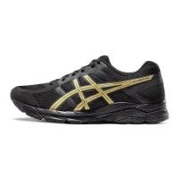 ราคา ASICS GEL CONTEND 4รองเท้ากีฬาสีดำทองบัฟเฟอร์รองเท้าบุรุษมาราธอนรองเท้าวิ่ง T8D4Q 013 (19104374658)