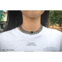 ราคา AllAcc สร้อยคอ Crystal นิลดำ ชิดคอ 14มิล (12628274802)