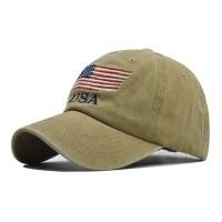 ราคา ใหม่มาถึงผู้ชายผู้หญิงเบสบอลหมวกผ้าฝ้าย American USA เย็บปักถักร้อย Snapback ล้างกีฬากลางแจ้ง Sun หมวกพ่อ Gorras EP0434 (20818073566)
