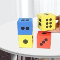 ราคา Miracle Shining 4ชิ้นลูกเต๋าโฟมชุดลูกเต๋าลูกเต๋าโฟมการศึกษาเกมลูกเต๋าขนาดใหญ่ (19670069732)