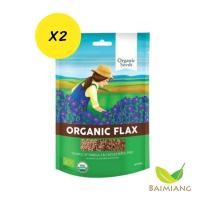 ราคา Baimiang แพ็คคู่ Organic Seeds เมล็ดแฟล็กสีทองบด ออร์แกนิค ขนาด 200 กรัม 12259 2 ร้านใบเมี่ยง (403537980)