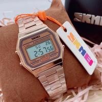 ราคา Skmei นาฬิกาแท้กันน้ำ 30M แถมฟรีกล่องแบรนด์คู่ตัว ฟรีผ้าเช็ด เซ็ทเวลา (19004529702)