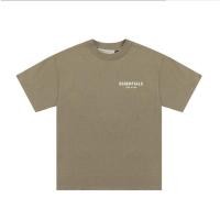 ราคา Ready Stock Mens and womens oversized T shirt FOG ESSENTIALS new loose flocked short sleeved round neck T shirt (19812040605)