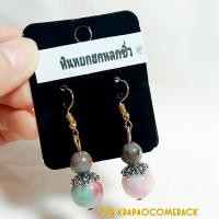 ราคา ต่างหูหินมงคลหินนำโชค ต่างหูหินแท้ สินค้าแฮนด์เมด (15767634326)