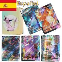 ราคา Newest Pokemon Rainbow Card Vstar Vmax GX Spanish Version Flash Card Trading Cards Birthday Gifts for Children Toy (20034839492)