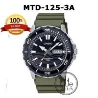 ราคา CASIO ของแท้ รุ่น MTD 125 นาฬิกาผู้ชาย ทรงสปอร์ต กันน้ำ100 เมตร วันที่และสัปดาห์ กล่องและรับประกัน 1 ปี MTD MTD125 (18993813625)