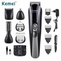 ราคา ชุดปัตตาเลี่ยนไร้สาย 11 In 1 Kemei KM 600 ตัดผมแต่งผม โกนหนวด Electric Hair Trimmer Be (8704713851)