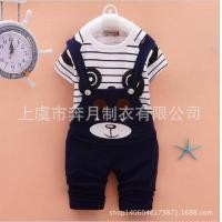 ราคา ชุดเซ็ท เสื้อผ้าเด็ก ชุดเอี๊ยมกางเกง เสื้อยืด ลายหมีแพนด้า พร้อมส่งจากไทย (552356508)