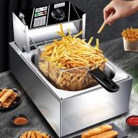 ราคา WANDA หม้อทอดเพื่อการพาณิชย์ Deep fryer หม้อทอดไฟฟ้า เตาทอดไฟฟ้า 2 5 ลิตร เตาทอด หม้อทอด เตาเดี่ยว (10476849952)