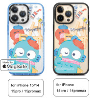 ราคา เคส Sanrio Hello Kitty ของแท้100 สำหรับ IPhone15 Cinnamoroll 15เคส MagSafe 14Promax 14pro 14 Kuromi Little Twin Stars ป้องกันการสึกหรอเคส iPhone Hangyodon MYP20 (20834178517)
