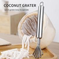 ราคา Genzz ที่ขูดมะพร้าว ที่ขูดผลไม้ ที่ขูดเกล็ดปลา ขูดมะละกอได้ ขูดชีสได้ อุปกรณ์ขูดมะพร้าว วัสดุทำจากสแตนเลส แข็งแรงทนทาน Coconut Scooper No Y180 (7559516906)