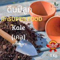 ราคา ดินปลูกเคล ดินเคล Kale ดินปลูก ดินสำเร็จ บรรจุ 5 kg เกรดพรีเมี่ยม สูตรผสมดินพิเศษ ดินสูตรอินทรีย์ 100 พร้อมใช้ (19941457186)