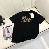 ราคา 2023 NEW2023ใหม่ Y2K MaxMara จดหมายพิมพ์ผ้าฝ้ายเสื้อยืดแขนสั้นของผู้หญิงเสื้อยืด Tee (20301640566)
