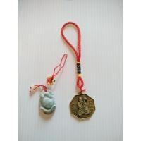 ราคา ที่แขวนห้อยเต่าหยกอายุยืนพร้อมเทพคุ้มครองดวงชะตา ไท้ส่วยเอี๊ย (21240692493)