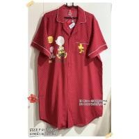 ราคา ชุดนอนกระโปรงแขนสั้น อก46นิ้ว Size F ผ้าไหมอิตาลี่ ลิขสิทธิ์แท้100 ลายสนูปปี้ Snoopy No 8698 (16427129821)