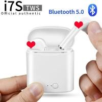ราคา หูฟังบลูทูธ เครื่องเสียง Bluetooth หูฟังบลูทูธ เสียงเบสแน่น i7S TWS wireless Bluetooth Headphones stereo headset with mic and charging case Wireless Earbuds (18461343271)