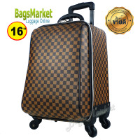 ราคา รุ่นใหม่ 4 ล้อ 360 องศา ฺBagsmarket กระเป๋าเดินทาง 16 นิ้ว แบรนด์ Sun POLO ระบบรหัสล๊อค 4 ล้อ กระเป๋าล้อลาก หนังกันน้ำได้ (11284907911)
