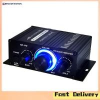 ราคา Broadfashion AK170 Audio Amplifier 40W 12V Home Car Hifi Power Amplifier 2 Channel Integrated Mini Amplifier Stereo Power Amplifier Home Sound Power Amp For Home Stereo System Computer Speaker (211421