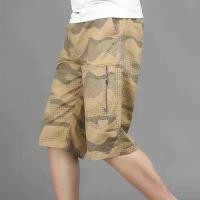 ราคา มี 3 สี L 6XL กางเกงขาสั้นลายพราง กางเกงขาสั้น เอวยืด ลายทหาร กางเกงขาสั้น ไซส์ใหญ่ คนอ้วน กางเกงเอวยืด คาร์โก (13509774914)