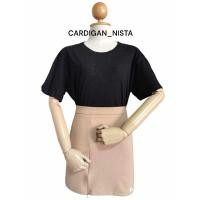 ราคา ป้ายแท้ My top เสื้อยืด ทวิสหลัง ผ้าสลาฟ E 142 CARDIGAN NISTA (19099686089)