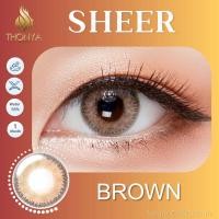 ราคา คอนแทคเลนส์ MINI SHEER BROWN ยี่ห้อ KITTY KAWAII Color Gary Brown (19155416009)