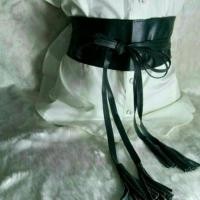 ราคา เข็มขัดโอบิผุกเอวพันสองรอบมาผุกข้างหน้า (15600236373)