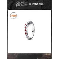 ราคา คอลเลกชันใหม่ของเกม แพนดอร่า Thrones แหวนรูปมังกรสำหรับผู้หญิงสร้างสรรค์หรูหรา 925 แหวนเงินสเตอร์ลิง New Pandoraˉ Game of Thrones Series Dragon shaped Ring Womens Creative and Luxurious 925 Sterling S