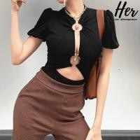 ราคา พร้อมส่ง3สี บอดี้สูทแขนยาว บอดี้สูทซีทรู บอดี้สูทเว้าหลัง เสื้อสายฝอ เสื้อแหวกอก เสื้อเว้าอก ครอปสายฝอ ครอปไหมพรม 3313 (17193265105)