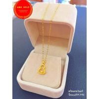 ราคา สร้อยคอเงินหุ้มทอง จี้ ชาร์ม ทองแท้99 99 คอเงิน จี้ทองแท้ (10144316579)