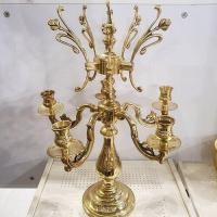 ราคา เชิงเทียน 5 ช่อหลุยส์ ทองเหลืองหล่อ หนาและหนักมาก สูง 16 นิ้ว งานพรีเมี่ยม (9131158113)