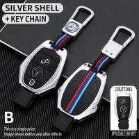 ราคา เคสกุญแจ For Mercedes Benz AMG W205 W205C W203 ปลอกกุญแจรถยนต์ W210 W211 W124 CLA GLA GLK AMG ปลอกกุญแจ (20838588743)